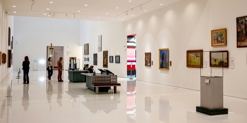 The Interior of a museum dedicated to the culture and tradition of the Miao village
