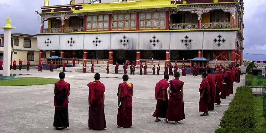 Tourist can immerse into the serene aura of the monastery and also see the monks