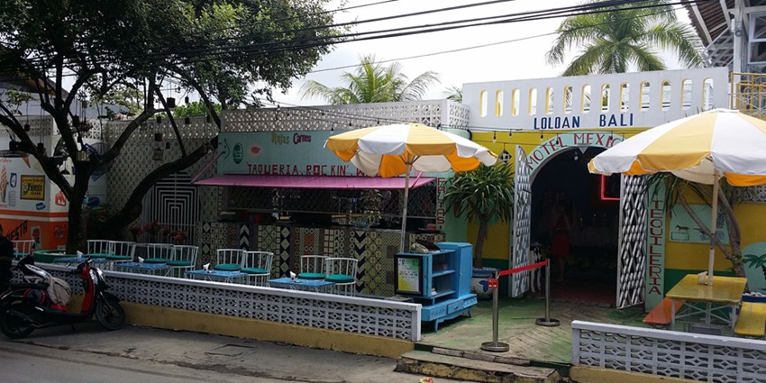Motel Mexicola is one of the lively and vibrant places to enjoy nightlife in Seminyak.