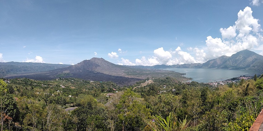 A picture of the famous mountain for trekking and other adventure sports in Bali