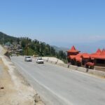 Kufri, picturesque view of mountains lush green and snow covered - things to do in Kufri