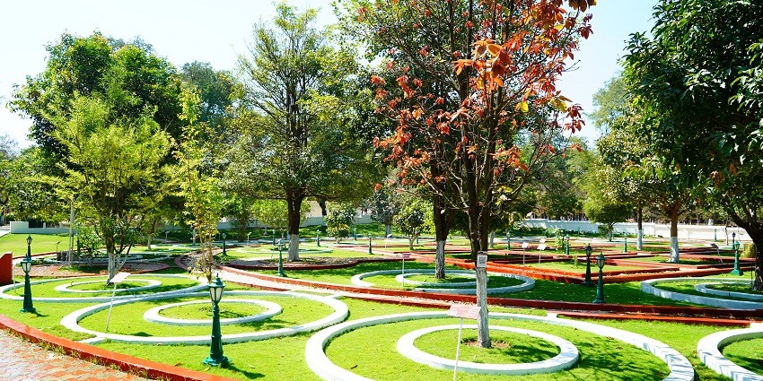 Nakshatra Road Park is one of the unique gardens with astrology as a theme.
