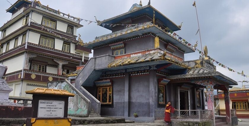 Sikkim Monasteries, monastery, Sikkim, tourist attractions, sightseeing, India, travel, holidays, vacations, spirituality,