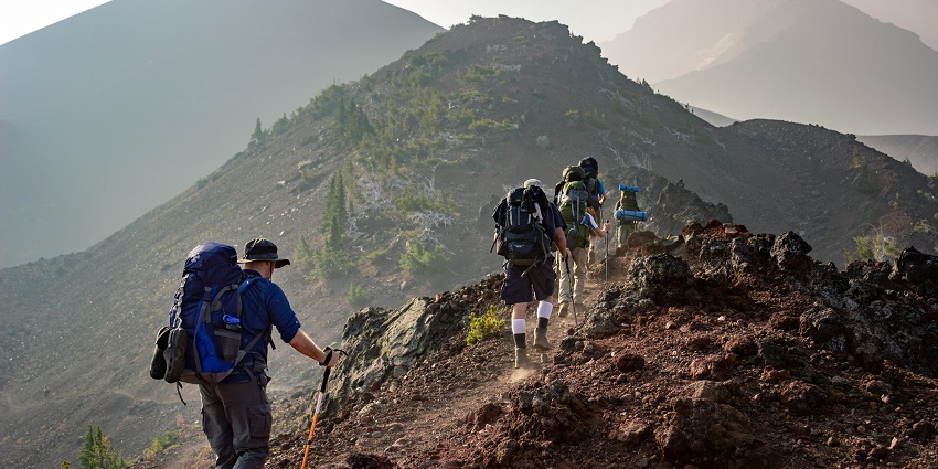 Panoramic view of the beautiful Namdapha trekking routes in the hills of Arunachal