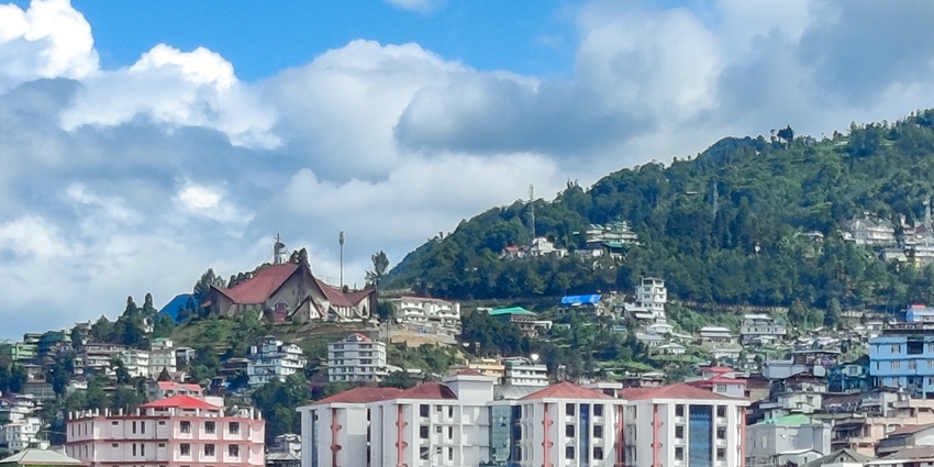 Beautiful snapshot of the Kohima City and its surroundings—Places to visit in Kohima