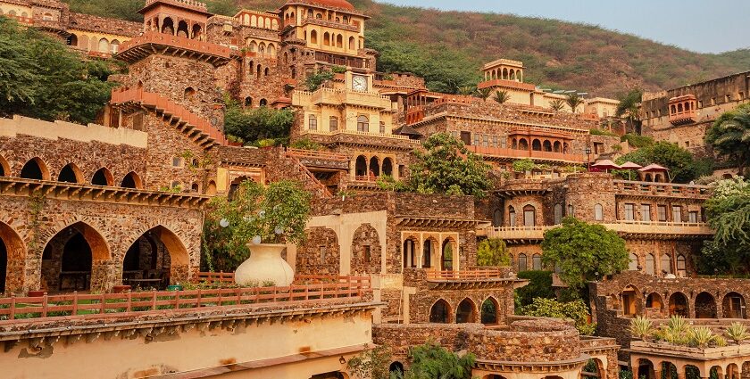 Neemrana fort is one of the best places to visit for a cultural retreat with a royal essence