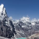 Mesmering snap of the great Himalayas—Snow Laden standing above the clouds