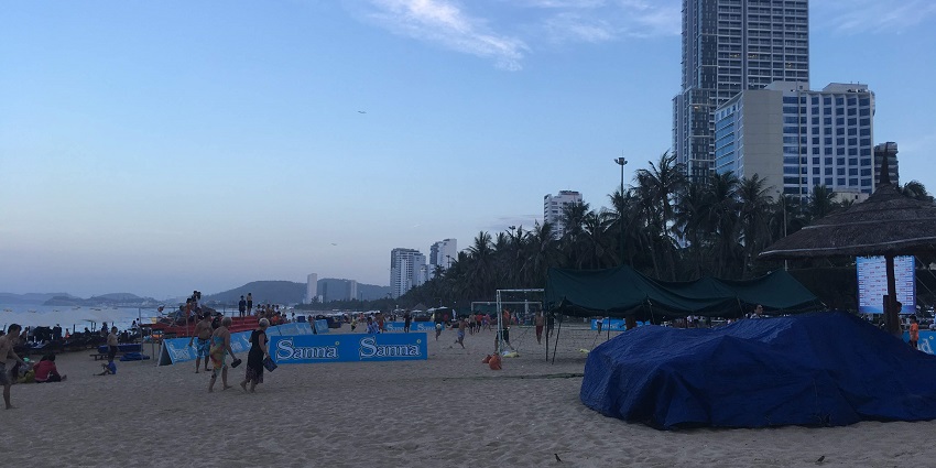 Enjoy a nightlife during New Year in Vietnam along the stunning beaches of Nha Trang.