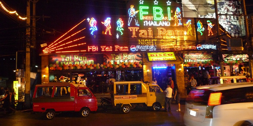 There are several markets and club avenues to explore in Patong, Phuket after sunset.