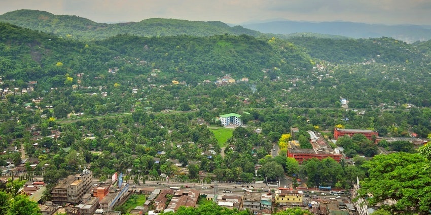 Enjoy the breathtaking views from the majestic Nilachal Hill located in Guwahati.