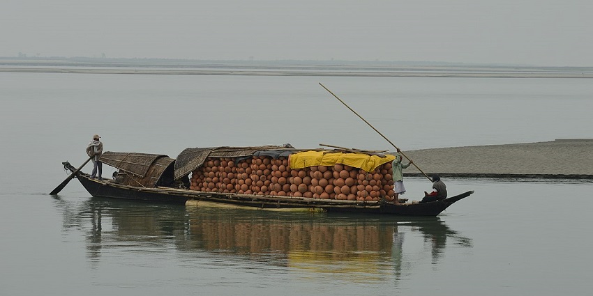 Explore the enchanting surroundings of Nimati Ghat on a northeastern state tour.