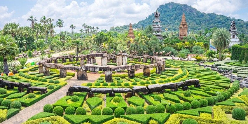 Lush green beauty of Nong Nooch Tropical Garden makes it a must-visit spot in the region.
