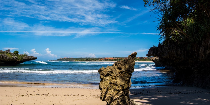 Nusa Dua beach is a scenic paradise with opportunities for snorkelling and swimming