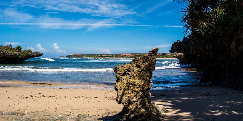 Nusa Dua Beach is one of the famous beaches in Denpasar with opulent resorts and watersports