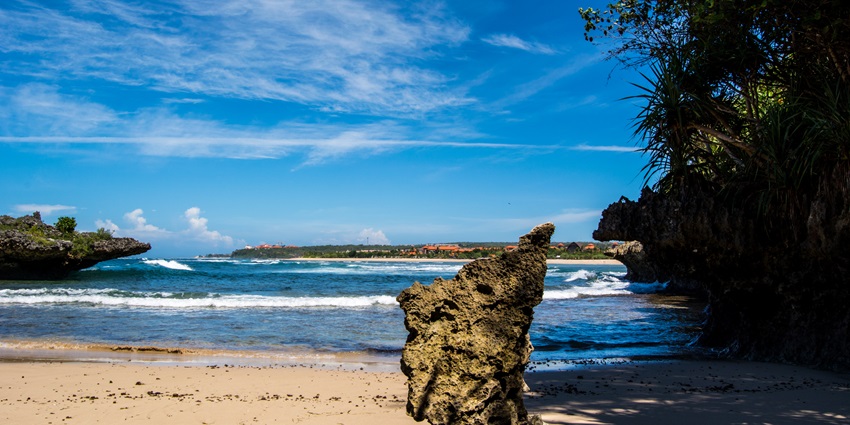 Nusa Dua is one of the tranquil and pure Bali beaches with a long shoreline and opulent resorts