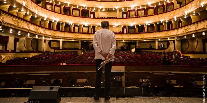 The Beautiful snapshot of the after-performance in the National Opera–Festivals in Dubai