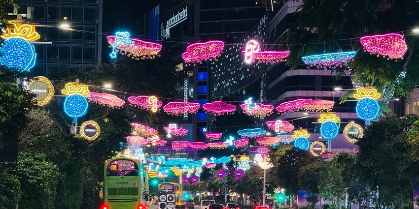 The Orchard Road is one of the most vibrant places to visit in Singapore for couples.