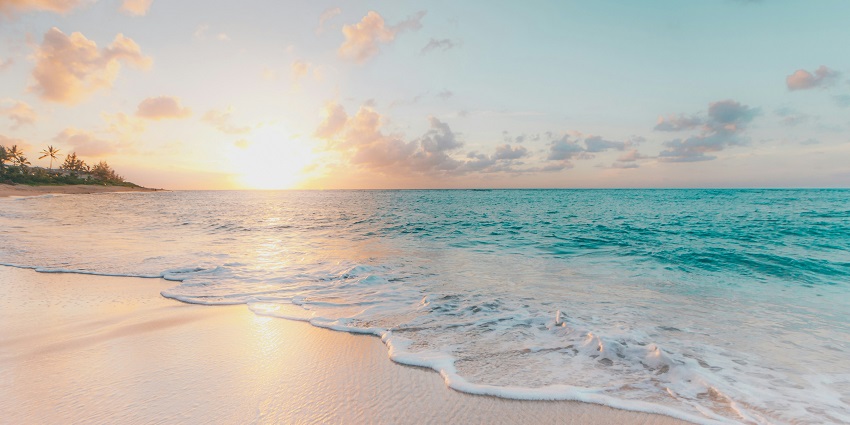A scenic vista of azure waters of Otres Beach, one of the breathtaking Cambodia beaches.