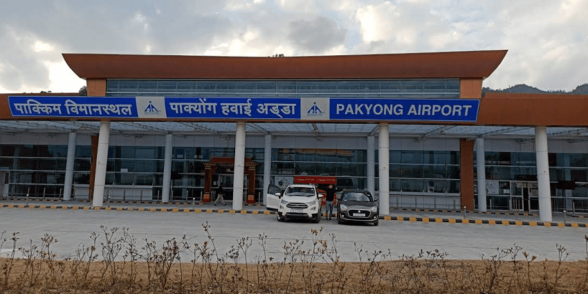 View of Pakyong airport - explore Phodong Monastery, around 66 kilometres away from airport