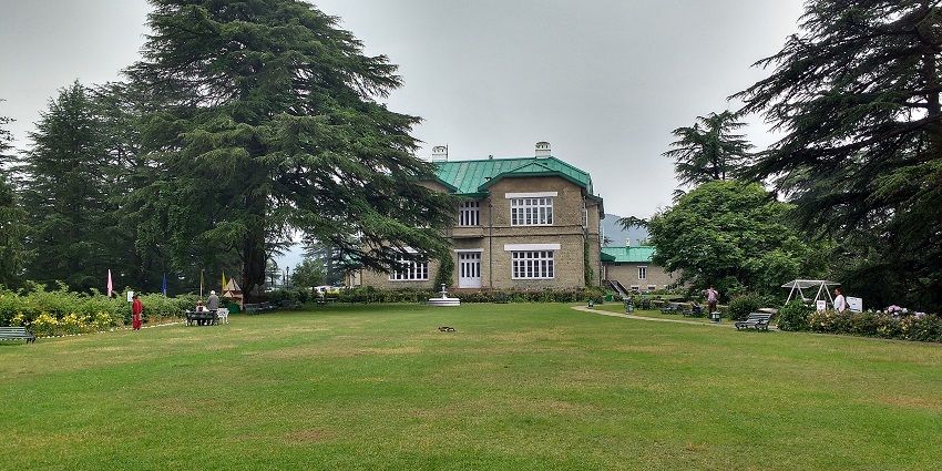 The Palace at Chail, nestled in the hills, showcases beautiful architecture and nature.
