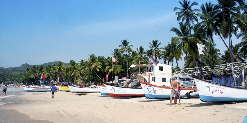 Palolem Beach is one of the most popular spots for locals and tourists alike for parties.