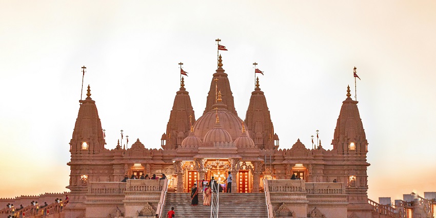 A view of the Panakala Lakshmi Narasimha Swamy spiritual hotspot in Andhra Pradesh.