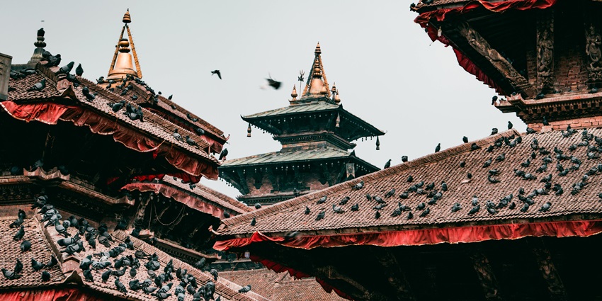 The temple is over 600 years old and has stood the test of time and floods.