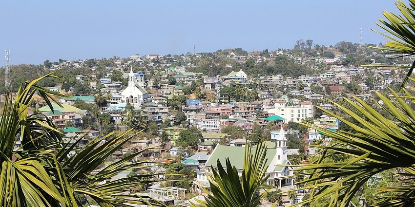 Kolasib, a picturesque town, famous for its tranquil lakes and scenic natural beauty.