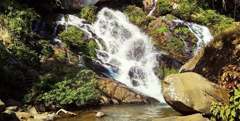 Panimur Waterfall is one of the best tourist attractions of Assam for tourists to explore