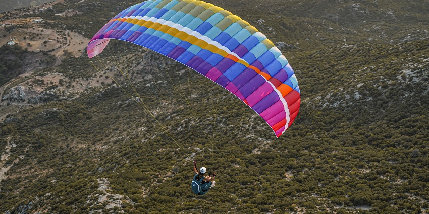 Soaring in Chountra Mata is one of the best spots for paragliding in Jammu
