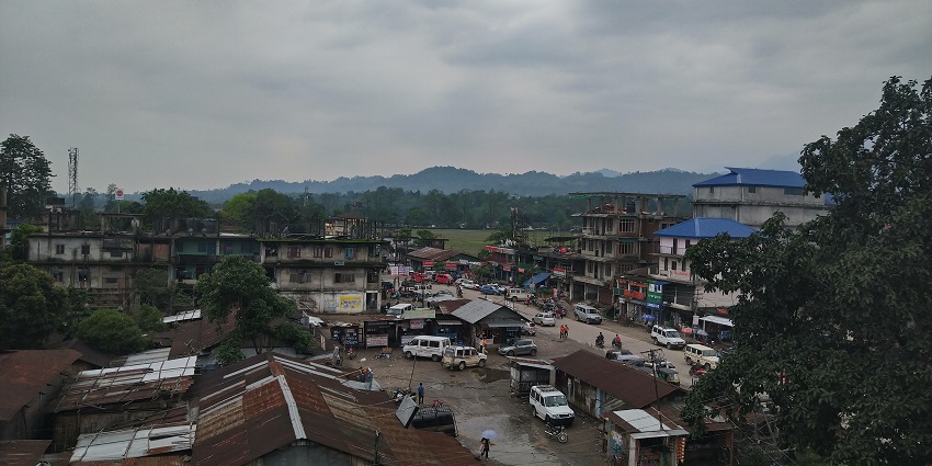 A picture of a town in Arunachal where the Ziro music festival is enjoyed every year