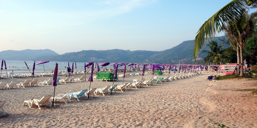 One of the top beaches in Thailand, Patong Beach has pristine sand and clear waters.