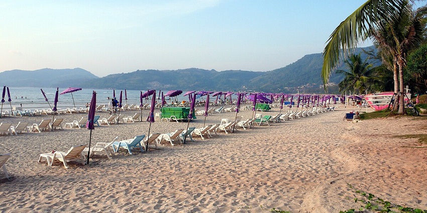The alluring beach of Patong is one of the places to visit in Phuket with family on a trip