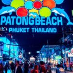 An image of vibrant Bangla Road in Phuket which is one of the most popular destinations.