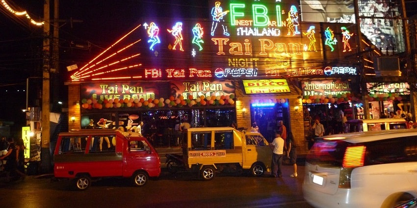 Patong Beach, Phuket is one of the famous spots to celebrate the new year in Thailand.