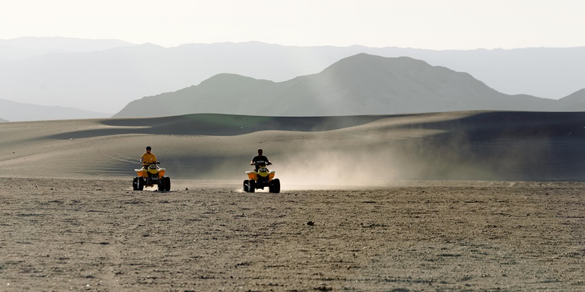 Hopping on ATV rides is one of the best ways to explore the rough terrains of the region.