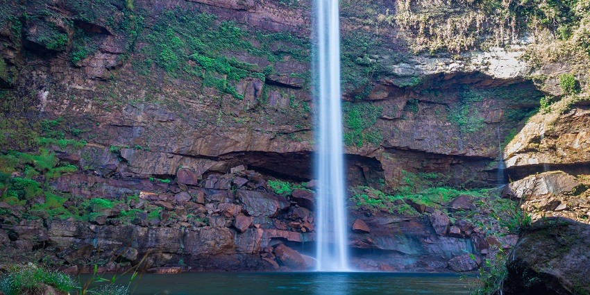 Phe Phe falls is one of the most popular waterfalls among the Jantia Hills waterfalls