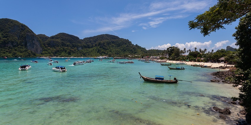 Indulge in some of the best water sports at Phi Phi Island on your trip to Thailand.