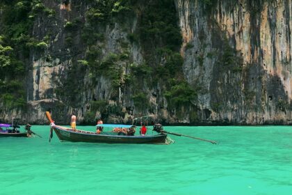 Phi Phi Island is a mesmerising portion of south Thailand with awe-striking beauty.