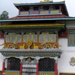 Phodong Monastery showcasing traditional Tibetan architecture and serene mountain views.