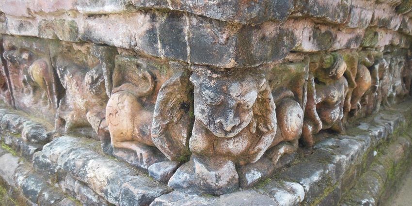 View of Pilak Terracotta Works, showcasing detailed carvings and historical significance.