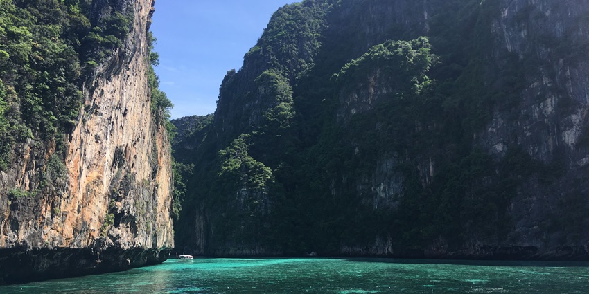 Pileh Lagoon, an emerald lagoon, is one of the best places to visit around Bamboo Island.