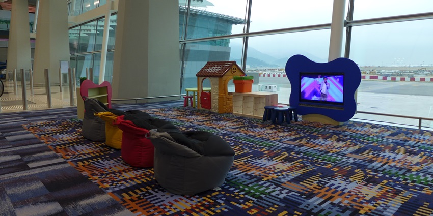 Picture of a plya area inside the Airport for the kids to indulge in some activities