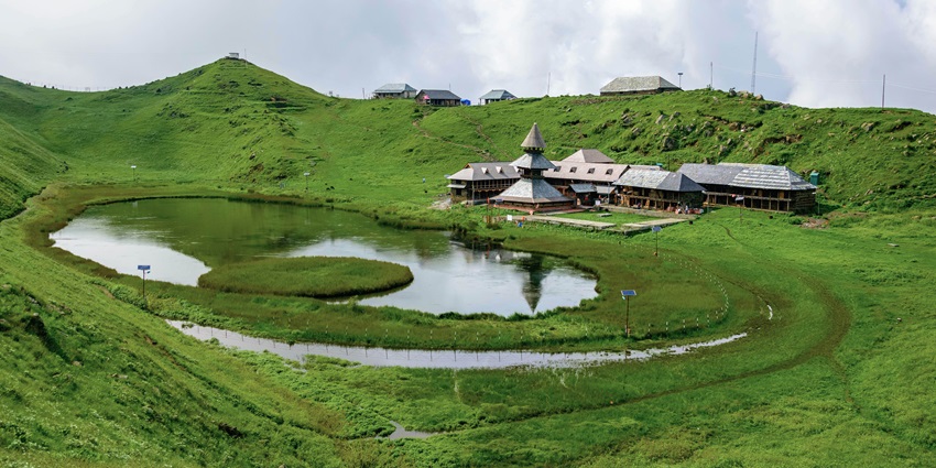 Visit Prashar Lake, one of the amazing places to visit near Dharamshala, Himachal Pradesh