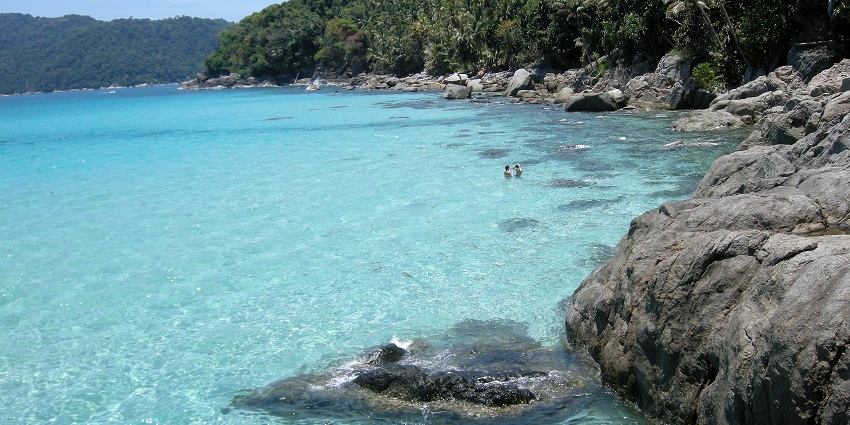 Memerise by the turquoise waters of Pulau Perhentian Kecil, one of the Malaysia Islands.