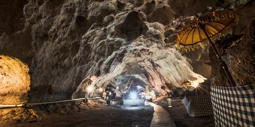 Pura Goa Giri Putri is one of the most spiritual and holiest Bali caves for travellers.