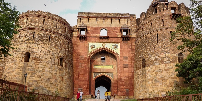 Purana QIla is one of the best places to visit near Hauz Khas for history lovers