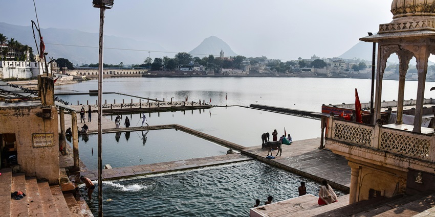 Pushkar is a popular pilgrimage destination in Rajasthan, perfect for religious people.