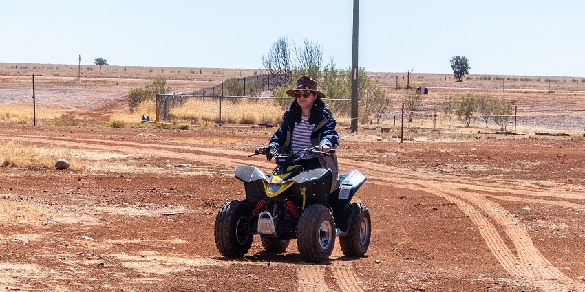 Quad biking, one of the best things in desert safari Sharjah, is an exciting activity.