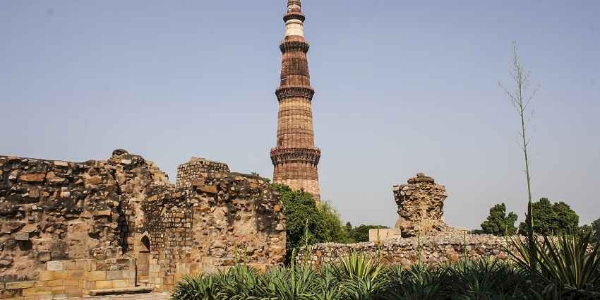 Qutub Minar, a UNESCO site, is one of the best places to visit near Nehru Place.